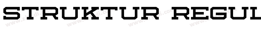 Struktur Regular字体转换 Struktur Regular字体转换